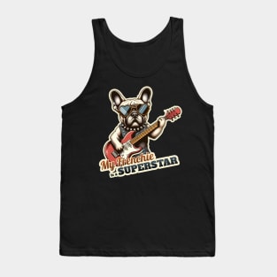 Rockstar French bulldog Tank Top